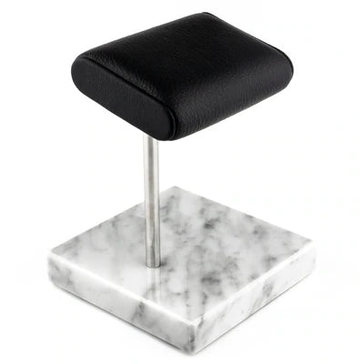 Watch Stand Black White Marble